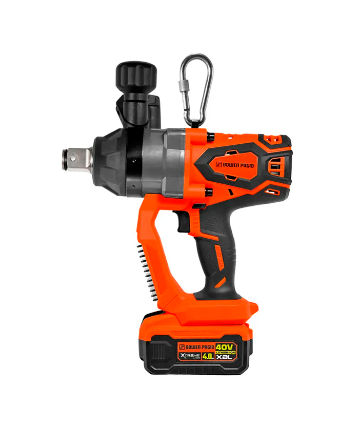 Llave De Impacto A Batería Brussles Encastre 1" 2500 Nm 40v + Maletín + Cargador Carga Rápida + 2 Baterías 40 V - 4,0 Ah Naranja Dowen Pagio 9992958 - Imagen 2