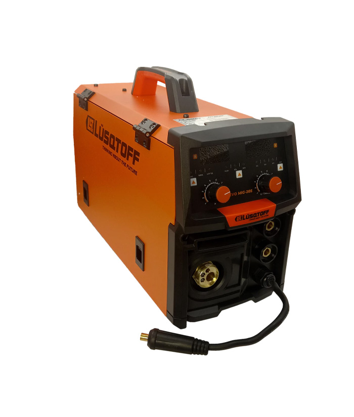 Soldadora Eléctrica Inverter Lusqtoff MIG DUAL 180 Amper Industrial 220V EVO MIG-205 - Imagen 2