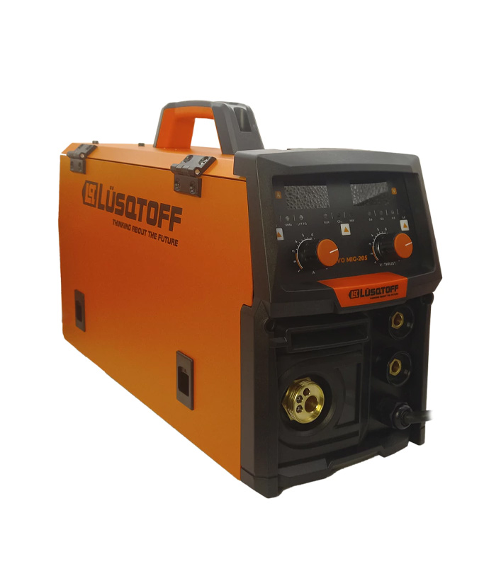 Soldadora Eléctrica Inverter Lusqtoff MIG DUAL 180 Amper Industrial 220V EVO MIG-205