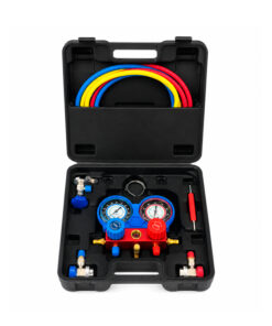 Set Manifold Manómetro Refrigeración Para Aire Acondicionado Lusqtoff Racing L1126