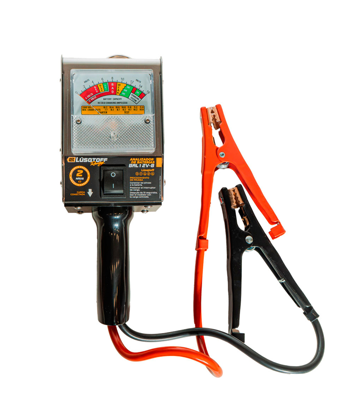 Tester Probador Analizador De Carga De Baterías Lusqtoff Racing BAL12V-8