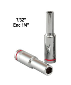 Tubo Bocallave Hexagonal Largo 7/32" Encastre 1/4" Crossmaster 9944482