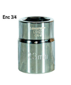 Tubo Bocallave Hexagonal 23mm Encastre 3/4" Milimétrico Lusqtoff L5423