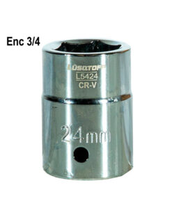 Tubo Bocallave Hexagonal 24mm Encastre 3/4" Milimétrico Lusqtoff L5424