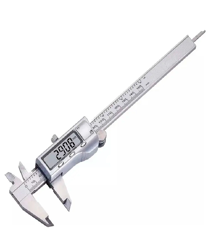 Calibre Digital Metalico 150mm Anti Humedad Ruhlmann RU47020