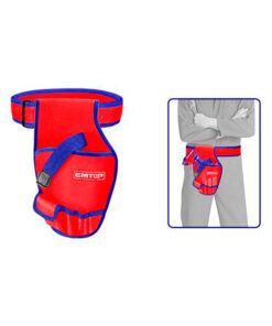 Alternative view of Cartuchera Porta Taladro Accesorios Con Cinturón Y Bolsillos Emtop Roja/Azul ETBG48034