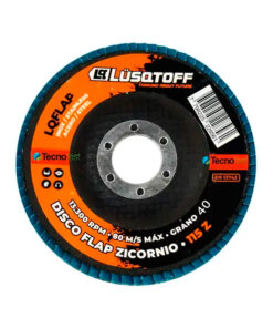Disco Flap Zirconio Plano 115mm Grano 40 Lusqtoff LQDFLAP40