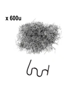 Juego Set Kit Grapas Grampas Tipo Onduladas 0.6mm Térmicas x 600 Unidades Para Soldador de Plástico Soldar Paragolpes Para Lusqtoff SL50-8 Bremen 8879 Bremen 8955