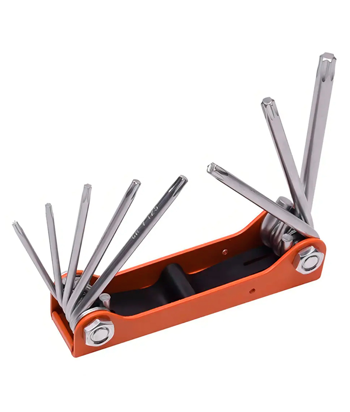 Juego Set Kit Torx Tipo Navaja Suiza 8 En 1 Plegable Harden 540612