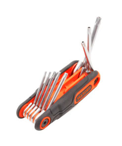 Juego Set Kit Tamper Torx Tipo Navaja Suiza 8 En 1 Plegable Harden 540617