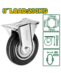 Rueda Fija 8" Hasta 230 Kilos Jadever JDJL3381