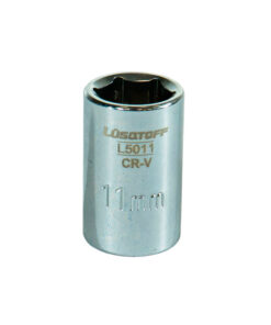 Tubo Bocallave 11mm Hexagonal Encastre 1/4" Milimétrico Lusqtoff L5011