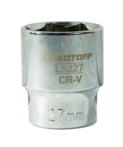 Tubo Bocallave Hexagonal 27mm Encastre 1/2" Milimétrico Lusqtoff L5227