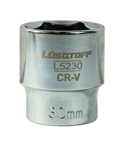 Tubo Bocallave Hexagonal 30mm Encastre 1/2" Milimétrico Lusqtoff L5230