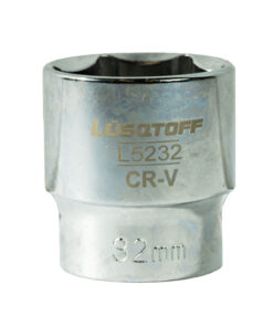 Tubo Bocallave Hexagonal 32mm Encastre 1/2" Milimétrico Lusqtoff L5232