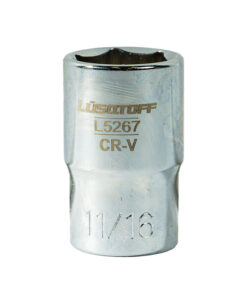 Tubo Bocallave Hexagonal 11/16" Encastre 1/2" En Pulgada Lusqtoff L5267