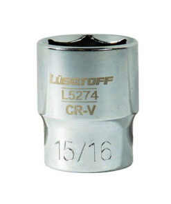 Tubo Bocallave Hexagonal 15/16" Encastre 1/2" En Pulgada Lusqtoff L5274