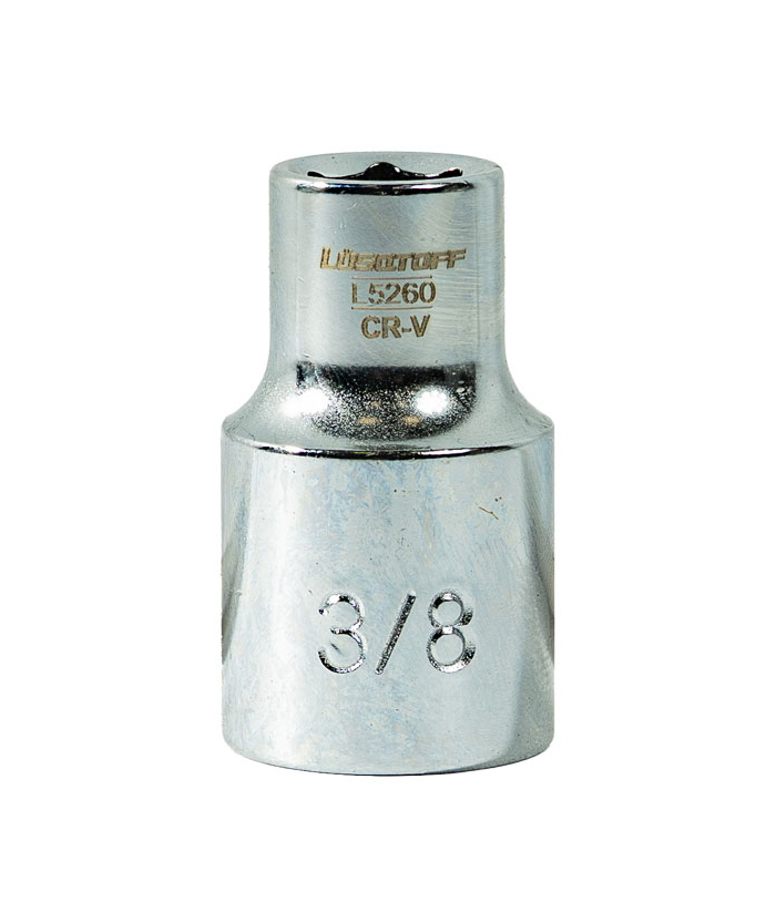 Tubo Bocallave Hexagonal 3/8" Encastre 1/2" En Pulgada Lusqtoff L5260