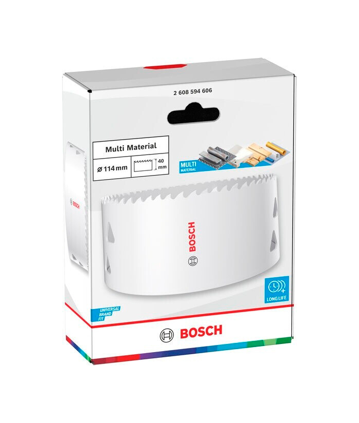 Sierra Copa Bimetálica Multimaterial 114mm Bosch 2608594606 - Imagen 3