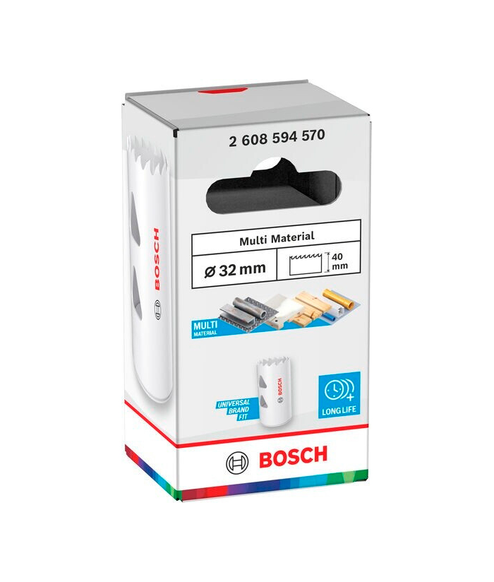 Sierra Copa Bimetálica Multimaterial 32mm Bosch 2608594570 - Imagen 2