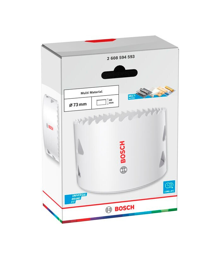 Sierra Copa Bimetálica Multimaterial 73mm Bosch 2608594593 - Imagen 3