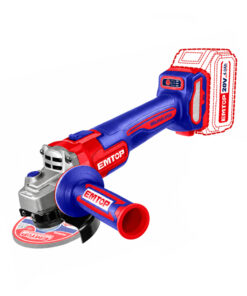 Alternative view of Amoladora Angular a Batería Inalámbrica 115mm 20V Motor Brushless + Batería 4.0Ah Amper + Cargador + Discos Emtop Rojo / Azul ELAG261521