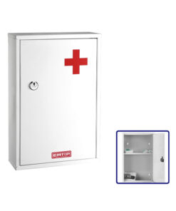 Botiquin De Chapa Con Llave De Emergencia Primeros Auxilios 32 x 22 x 8.5 cm Emtop EMYYX4501