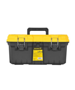 Caja de Herramientas 403 x 232 x 198 mm 16" Porta Plástica Con Cierres Metálicos Negra / Amarilla Crossmaster 9930981