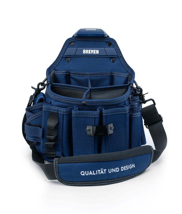 Cartuchera Bandolera Bolso Estuche Porta Herramientas 26 Bolsillos Compatible Para Sistema EIN KLICK Bremen 8916