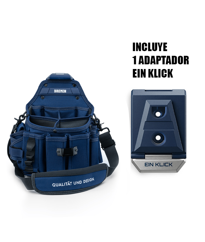 Cartuchera Bandolera Bolso Estuche Porta Herramientas 26 Bolsillos Compatible Para Sistema EIN KLICK Bremen 8916 - Imagen 3