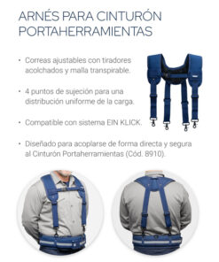Alternative view of Cinturón Portaherramientas Arnés Compatible Para Sistema EIN KLICK Bremen 8911