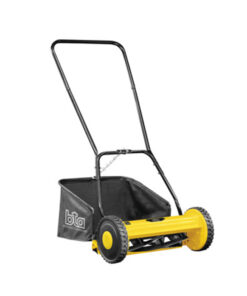 Cortadora de Pasto Césped Manual Helicoidal 400mm con Recolector Bolsa 23 Litros Empuje BTA EHR16 Amarilla 872953
