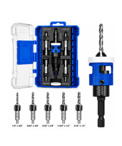 Juego Set Kit Mechas Avellanadoras Biseladoras Con Tope x 5 piezas Ruhlmann RU23000