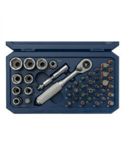 Juego Set Kit de Puntas Y Tubos Bocallaves Llave Crique Destornillador Encastre 1/4" 42 piezas Bremen 8877
