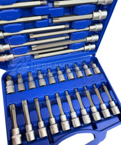 Alternative view of Juego Set Kit Maletín De Tubos Bocallaves con Punta Torx Cortos y Largas Encastre 1/2" x 32 piezas Ruhlmann RU43386