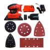 Lijadora Orbital Bases Intercambiables 3 en 1  A Batería Inalámbrica 125mm Completa 20v Con Cargador Y Batería Nebraska NOPLO20