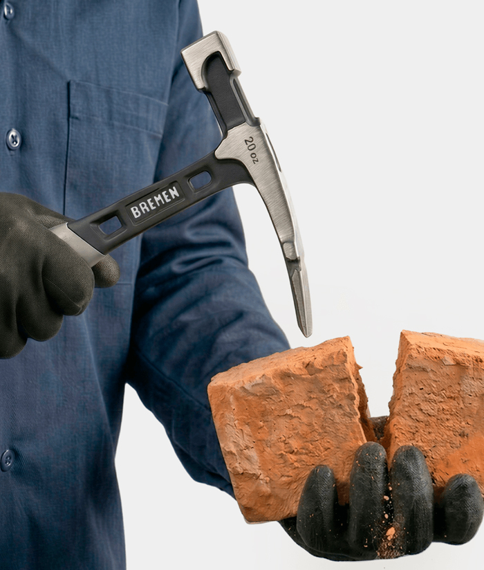 Martillo Ladrillero Monopieza 560 gramos 20 Oz Bremen 8722 - Imagen 2