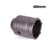 Mecha Sierra Copa de Widia 60mm Para Pared Hormigón Cemento Rosca Crossmaster 9971514
