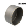 Mecha Sierra Copa de Widia 105mm Para Pared Hormigón Cemento Rosca Crossmaster 9971532