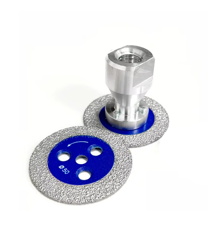 Mini Discos Diamantados 50mm Encastre M14 Para Amoladora Ruhlmann RU15399 - Imagen 4