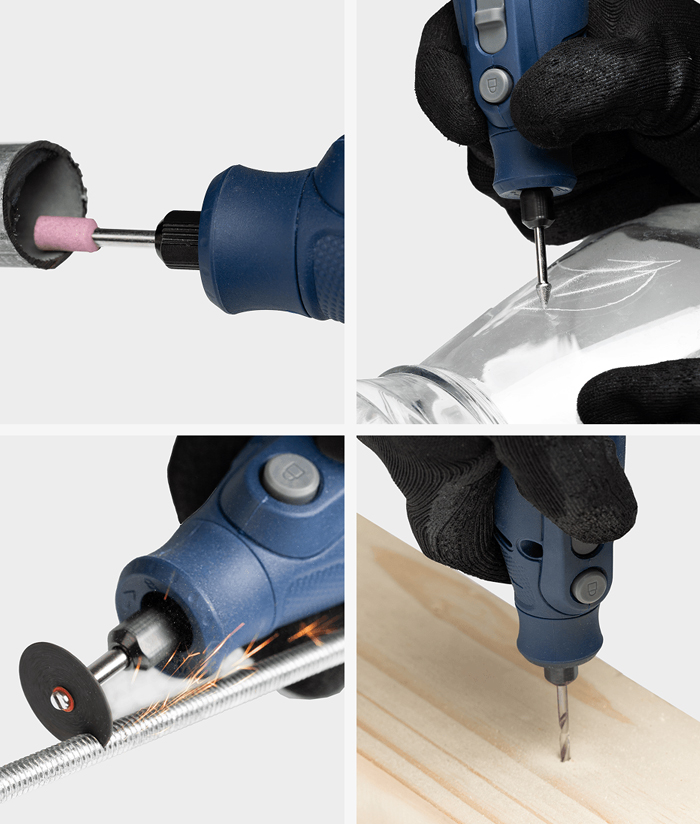 Minitorno A Batería Inalámbrico con Accesorios 124 piezas Bremen 8930 - Imagen 2