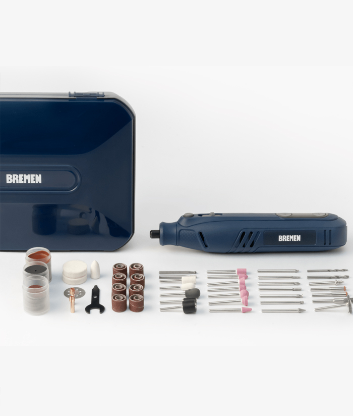 Minitorno A Batería Inalámbrico con Accesorios 124 piezas Bremen 8930 - Imagen 4