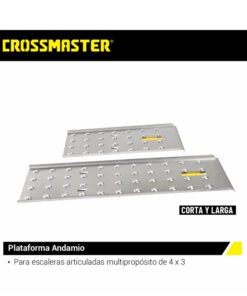 Alternative view of Plataforma Para Escaleras Articuladas Aluminio 4 x 3 Escalones Crossmaster 9931174.9