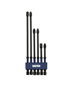 Juego Set Kit de Puntas FPH2 Para Electricista Alto Impacto Encastre 1/4" x 6 piezas Bremen 8871