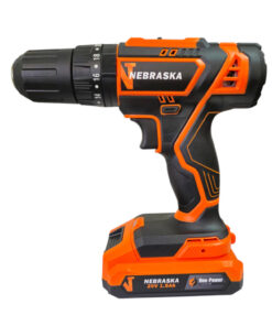 Alternative view of Taladro Atornillador Con Percutor a Batería Inalámbrico 13mm 20V 40Nm + Batería + Cargador + Maletín Nebraska Naranja/Negro NOPTP20
