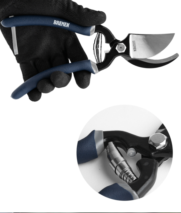 Tijera Para de Podar Mango Curvo Forjada 10" Bremen 8780 - Imagen 3