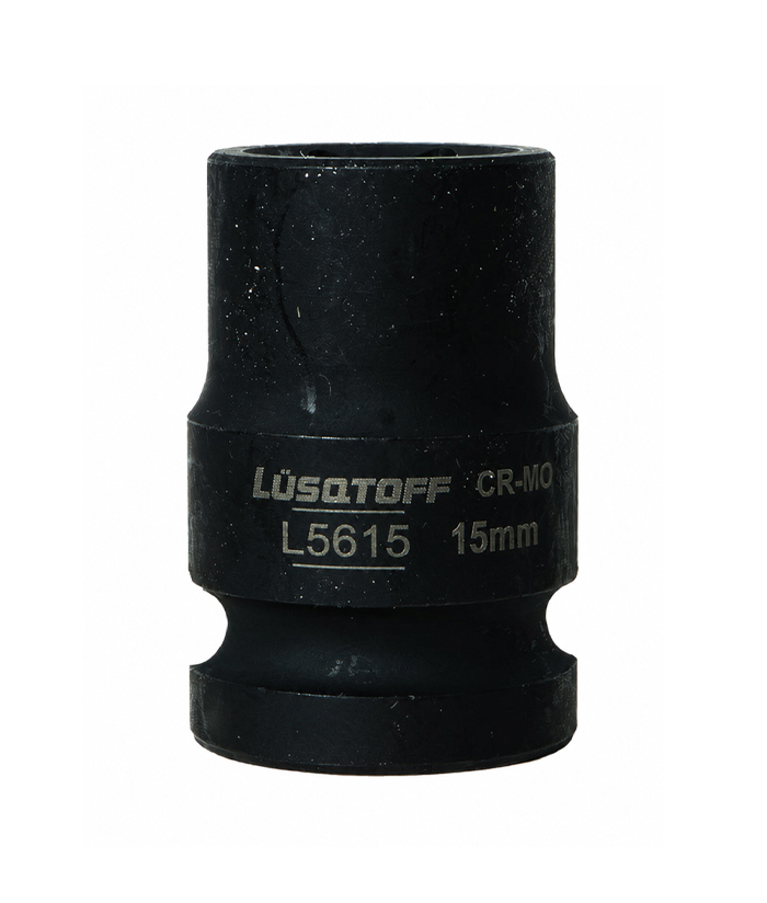 Tubo Bocallave 15mm De Impacto Hexagonal Encastre 1/2" Lusqtoff L5615
