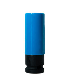 Tubo Bocallave 17mm Azul De Impacto Para Llantas Hexagonal Largo Encastre 1/2" Lusqtoff L5650
