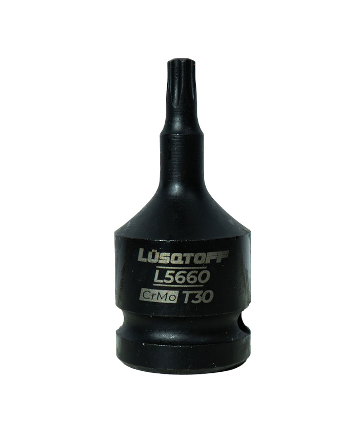 Tubo Bocallave De Impacto Punta Torx T30 Encastre 1/2" Lusqtoff L5660