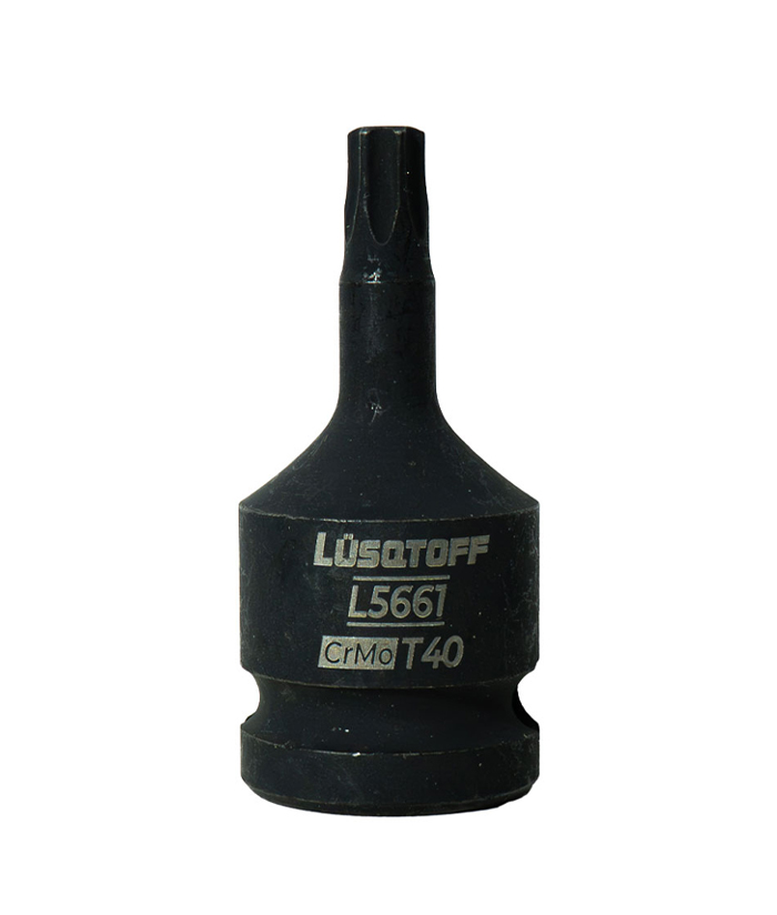 Tubo Bocallave De Impacto Punta Torx T40 Encastre 1/2" Lusqtoff L5661